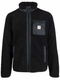 Carhartt WIP куртка из шерпы с нашивкой-логотипом