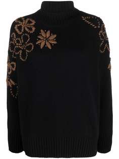 Ermanno Scervino джемпер с цветочной вышивкой