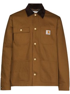 Carhartt WIP Michigan logo-patch shirt jacket