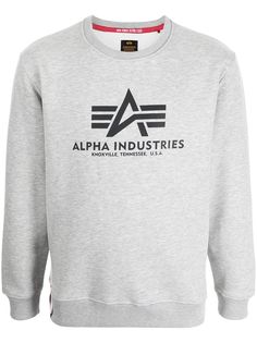 Alpha Industries толстовка с логотипом