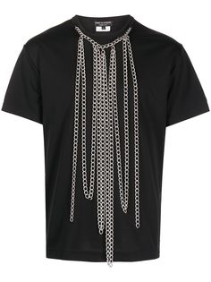 Comme Des Garçons Homme Plus футболка с цепочкой