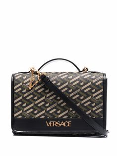 Versace сумка на плечо La Greca Signature