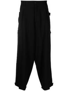 Yohji Yamamoto широкие брюки с низким шаговым швом