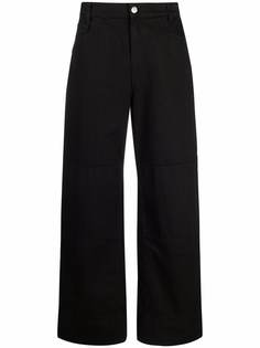 Raf Simons high-rise long-length jeans