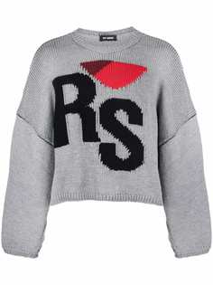Raf Simons logo-print oversize jumper