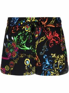Versace Jeans Couture Regalia Baroque-print cotton shorts