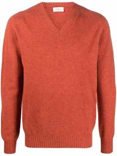 Altea fine-knit V-neck jumper