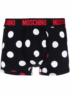 Moschino трусы-брифы в горох