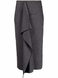 Isabel Marant Étoile asymmetric draped skirt