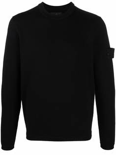 Stone Island Compass patch crew-neck jumper