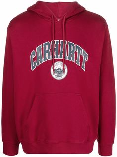 Carhartt WIP logo-print cotton hoodie