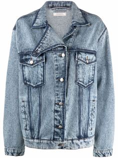 Nina Ricci джинсовая куртка с эффектом потертости
