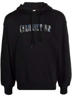 Carhartt WIP logo-print cotton hoodie