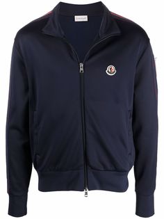 Moncler спортивная куртка с нашивкой-логотипом