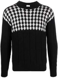 Saint Laurent джемпер в клетку