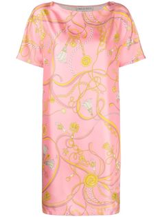 Emilio Pucci платье с поясом и принтом