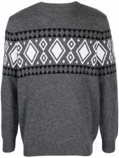 Barbour diamond wool knit jumper