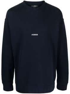 Hydrogen logo-print crewneck sweatshirt