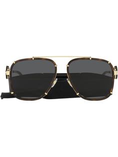 Versace Eyewear солнцезащитные очки-авиаторы с декором Medusa