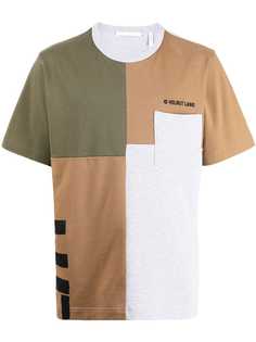 Helmut Lang футболка с короткими рукавами и вставками