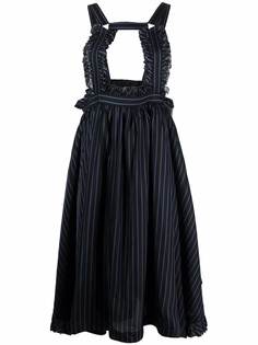 Comme Des Garçons Noir Kei Ninomiya полосатая юбка-сарафан