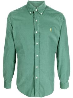 Polo Ralph Lauren embroidered-logo cotton shirt