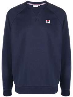 Fila Heath logo-patch fleece sweatshirt