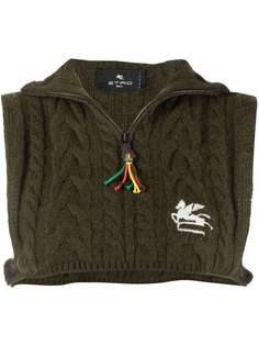 ETRO cab-knit crop top