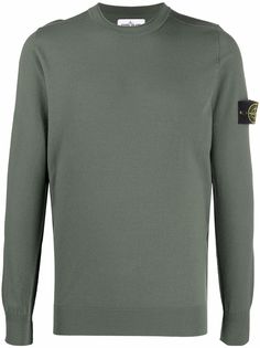 Stone Island джемпер с нашивкой-логотипом