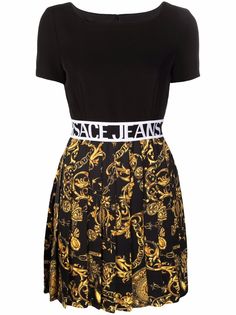 Versace Jeans Couture платье мини с принтом Regalia Baroque