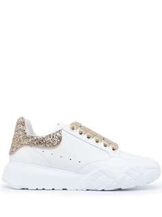 Alexander McQueen кроссовки Court с блестками
