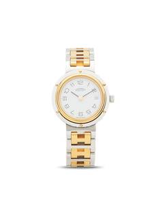 Hermès наручные часы Clipper Date pre-owned 1980-1990-х годов