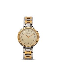 Hermès наручные часы Clipper Date pre-owned 1980-1990-х годов
