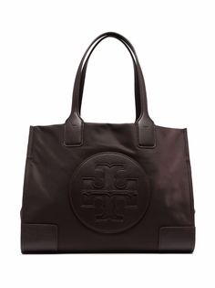 Tory Burch сумка-тоут среднего размера с нашивкой-логотипом