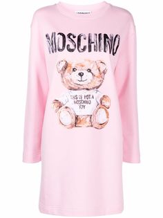 Moschino футболка с принтом Teddy Bear