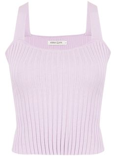 Anna Quan топ Linnea в рубчик