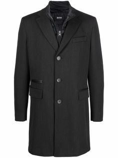 Boss Hugo Boss двухслойное пальто
