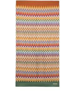 Missoni Home полотенце Alvise с узором зигзаг