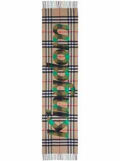 Burberry клетчатый шарф Kingdom