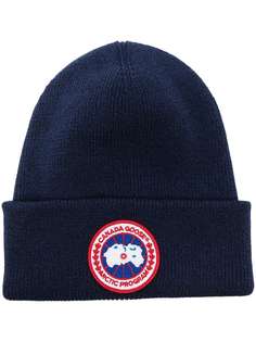 Canada Goose шапка бини Arctic Disc в рубчик