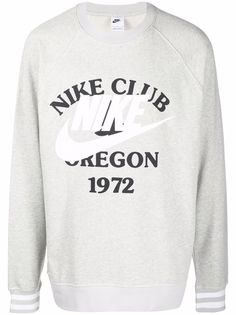 Nike толстовка с принтом Swoosh