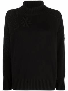 Ermanno Scervino джемпер с цветочной вышивкой