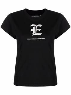Ermanno Scervino футболка с вышитым логотипом