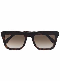 Alexander McQueen солнцезащитные очки Selvedge Flat Top