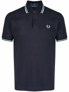 FRED PERRY рубашка поло с вышитым логотипом