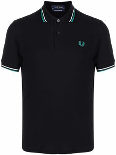 FRED PERRY рубашка поло с вышитым логотипом