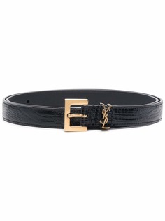 Saint Laurent ремень с монограммой