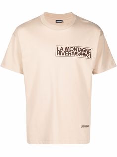 Jacquemus футболка Montagne с графичным принтом