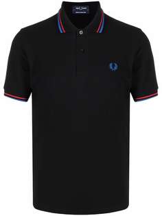 FRED PERRY рубашка поло с вышитым логотипом