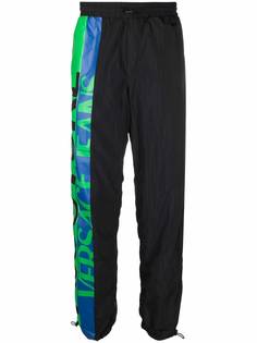 Versace Jeans Couture спортивные брюки с кулиской и логотипом